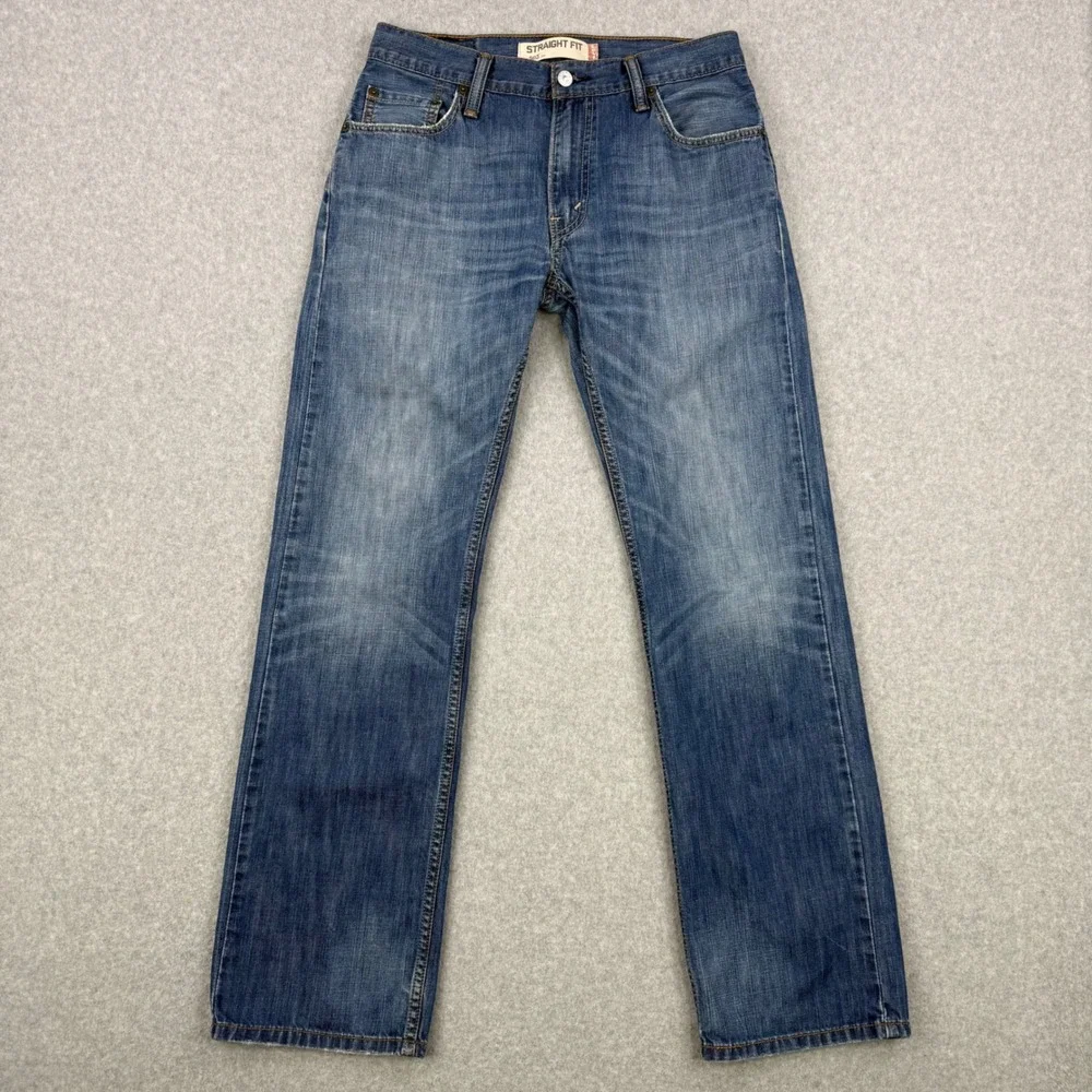 Vintage‎ Levis 505 Jeans Mens 30x32 (Fits 30x31) Blue Straight Fit Denim Cotton
